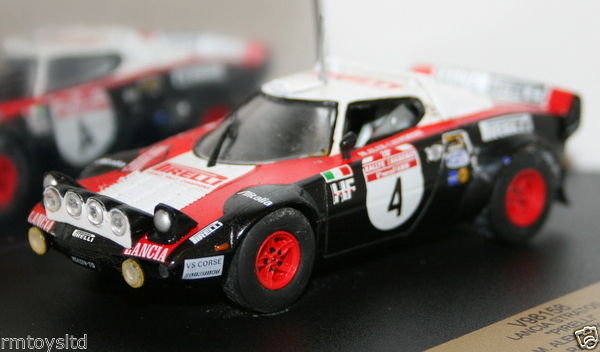 VITESSE 1/43 SCALE - V98158 LANCIA STRATOS PIRELLI SAN REMO 1978 ALEN / KIVIMAKI
