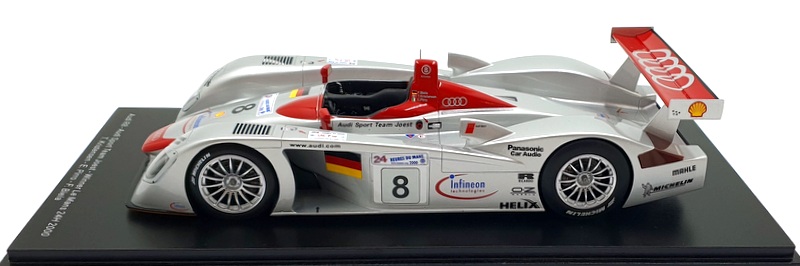 Spark 1/18 Scale 18LM00 - Audi R8 Audi Sport #8 1st 24Hr Le Mans