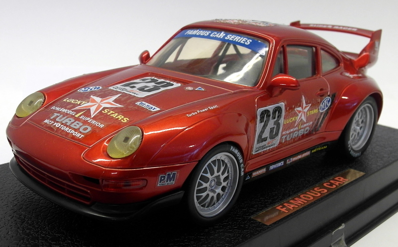 MCT 1/18 Scale Plastic - MCT01 Porsche 911 GT2 #23 Red Race Car | eBay