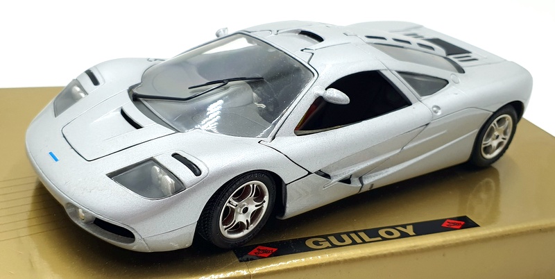 Guiloy 1/18 Scale Diecast 67504 - McLaren F1 GTR Prototype - Gris Satin (Silver)