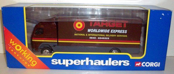 CORGI - 59574 VOLVO RIGID TRUCK - TARGET WORLDWIDE CORGI - 59574 VOLVO RIGID TRUCK - TARGET WORLDWIDE