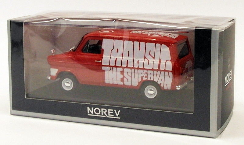 Norev 1/43 Scale Diecast Model Van 270521 - 1965 Ford Transit - Red
