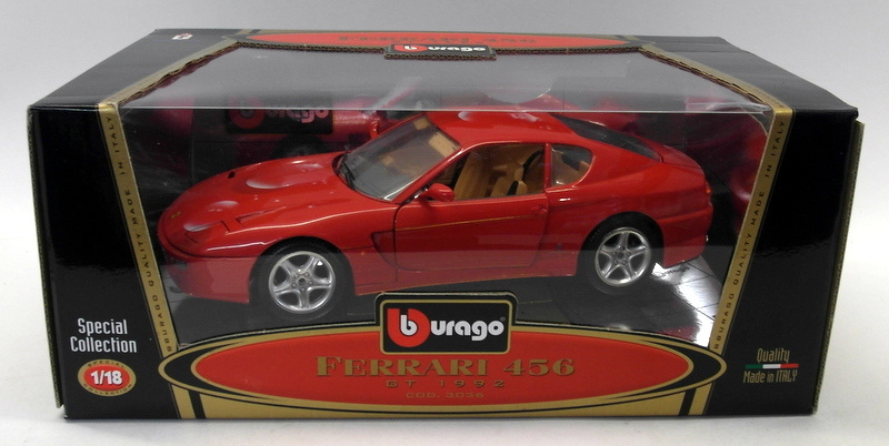 Burago 1/18 Scale Diecast 3036 Ferrari 456 GT 1992 'Air