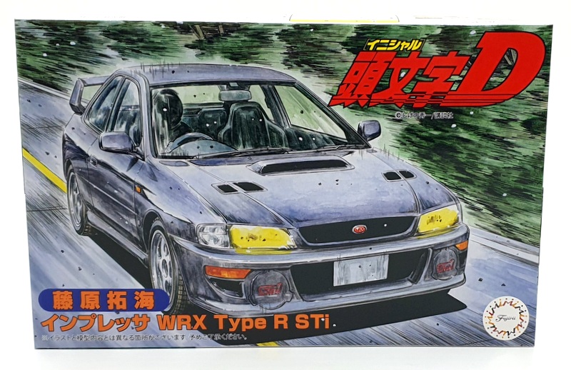Fujimi 1/24 Scale Unbuilt Kit 183664 - Initial D Subaru Impreza WRX Type R STi Fujimi 1/24 Scale Unbuilt Kit 183664 - Initial D Subaru Impreza WRX Type R STi