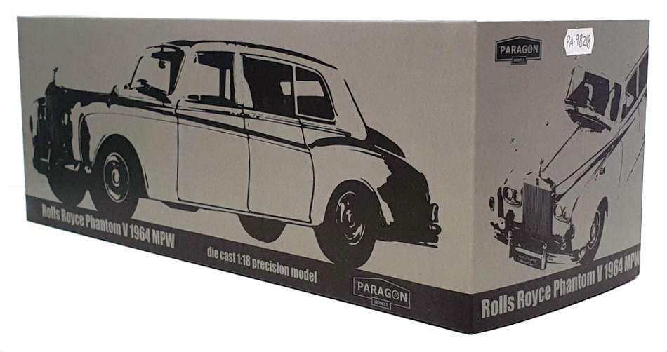 Paragon Models 1/18 Scale PA-98218 - 1964 Rolls Royce Phantom V LHD