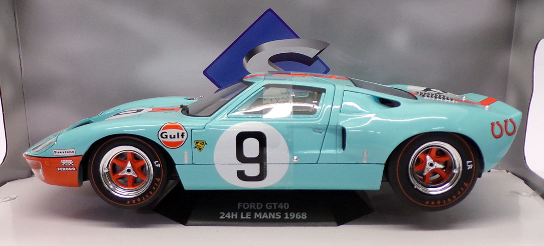 Solido 1/18 Scale S1803001 - Ford GT40 - #9 24H Le Mans Gulf Solido 1/18 Scale S1803001 - Ford GT40 - #9 24H Le Mans Gulf