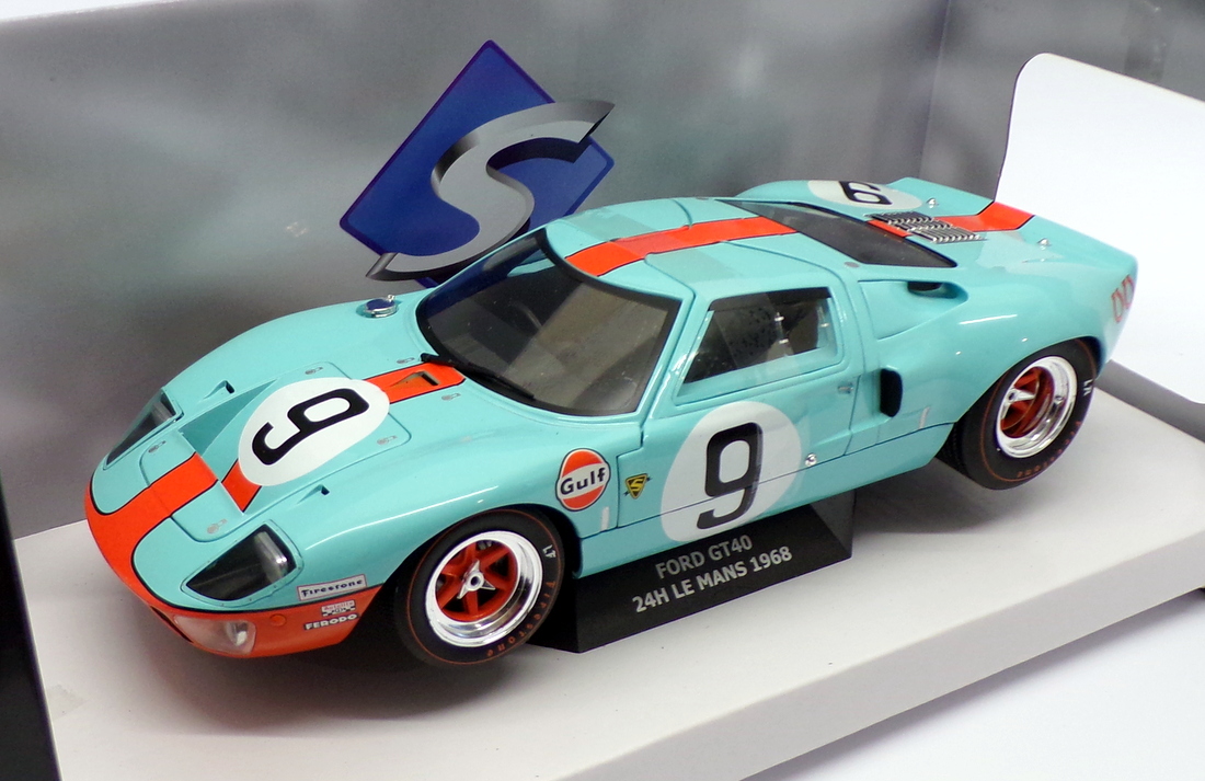 Solido 1/18 Scale S1803001 - Ford GT40 - #9 24H Le Mans Gulf Solido 1/18 Scale S1803001 - Ford GT40 - #9 24H Le Mans Gulf