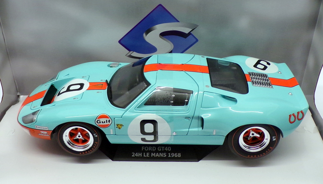 Solido 1/18 Scale S1803001 - Ford GT40 - #9 24H Le Mans Gulf Solido 1/18 Scale S1803001 - Ford GT40 - #9 24H Le Mans Gulf