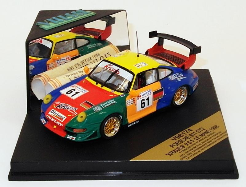 Vitesse 1/43 Scale Model Car V98174 - Porsche 911 GT2 Krauss #61