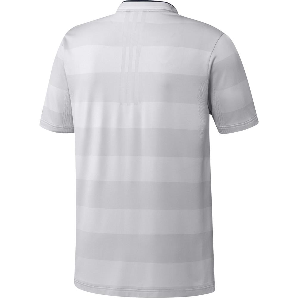 adidas Golf Primeknit Polo Shirt  - White/Grey One