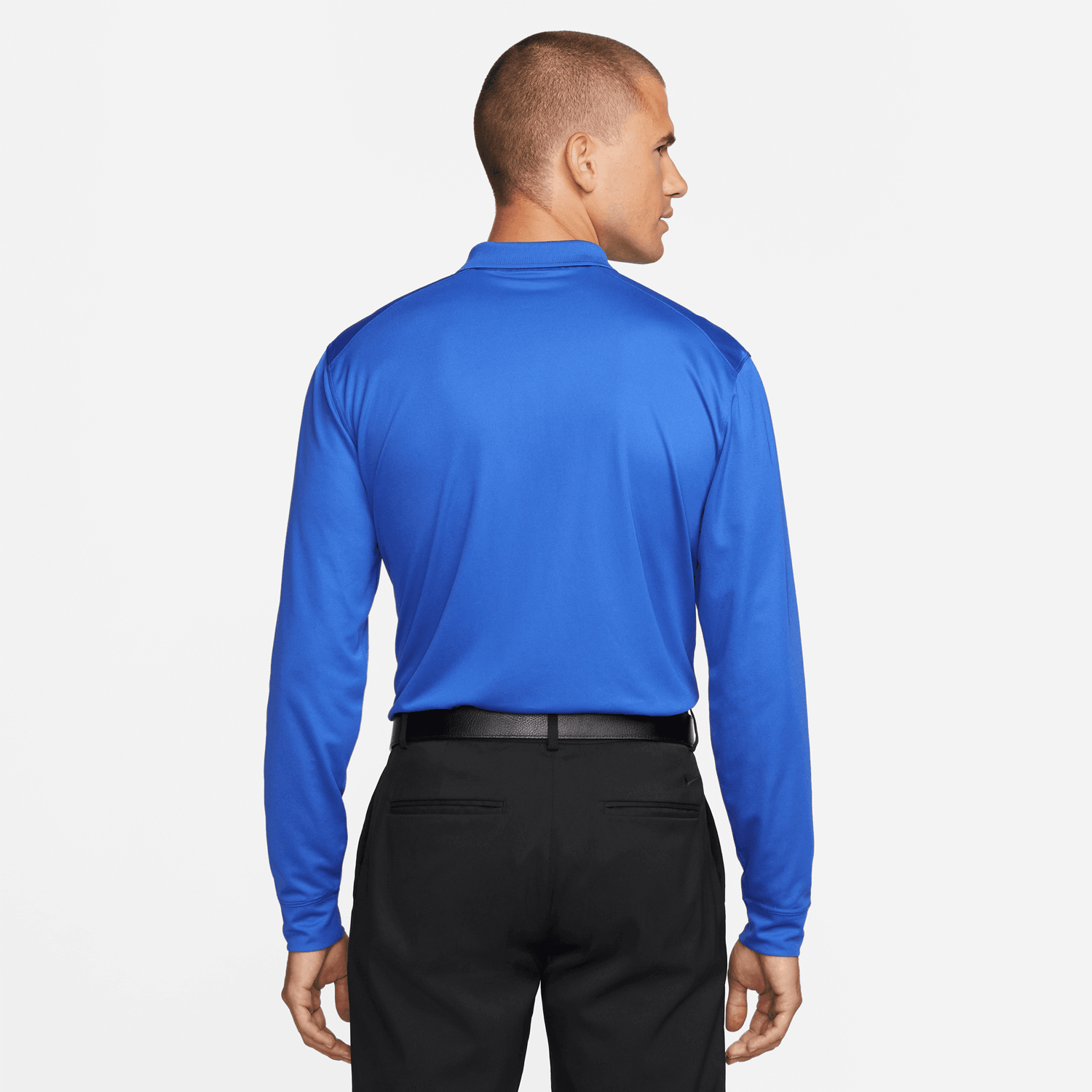 Nike Golf Dri-Fit Victory Long Sleeve Mens Polo Shirt  - Royal