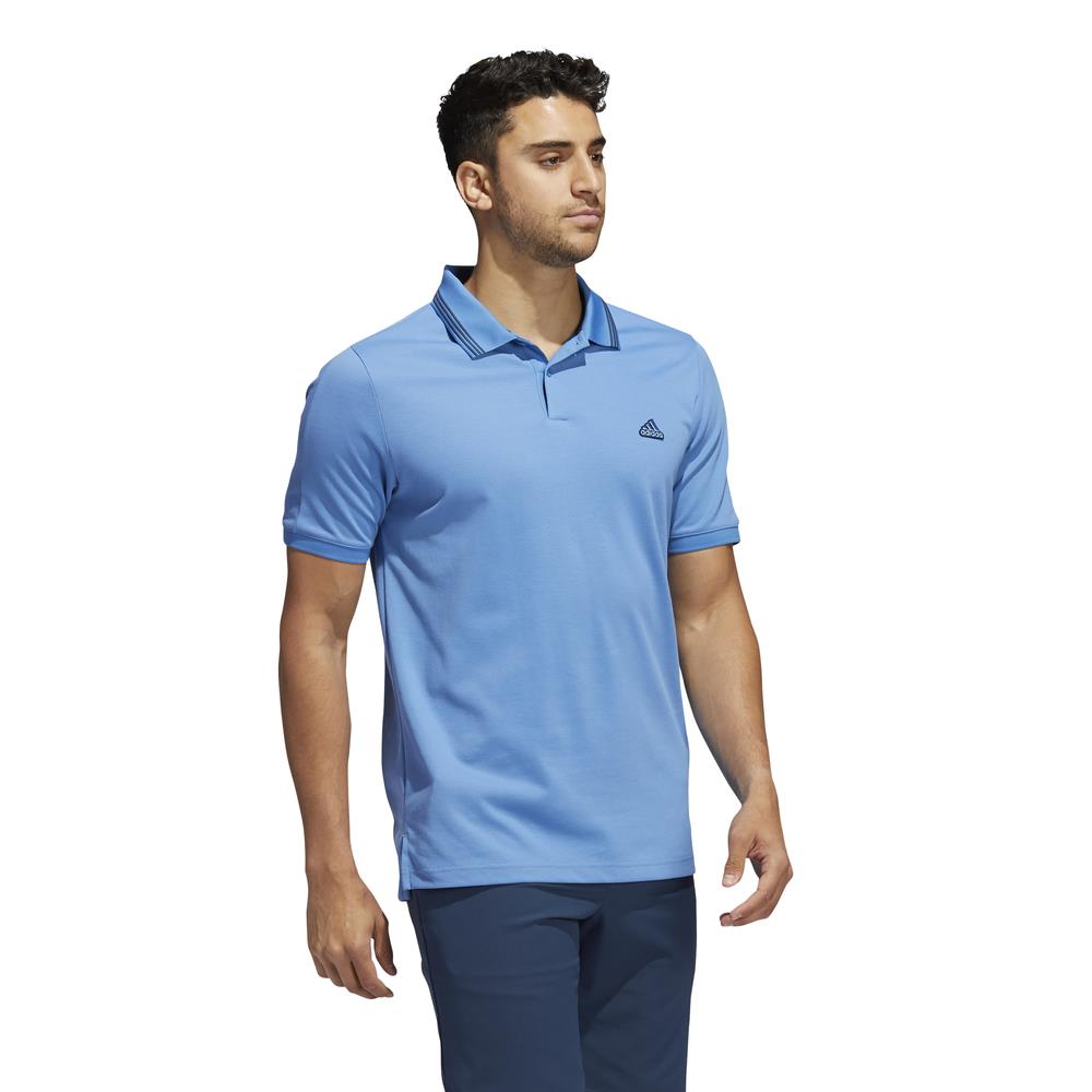 adidas Golf Go-To Pique Primegreen Polo Shirt Scratch72