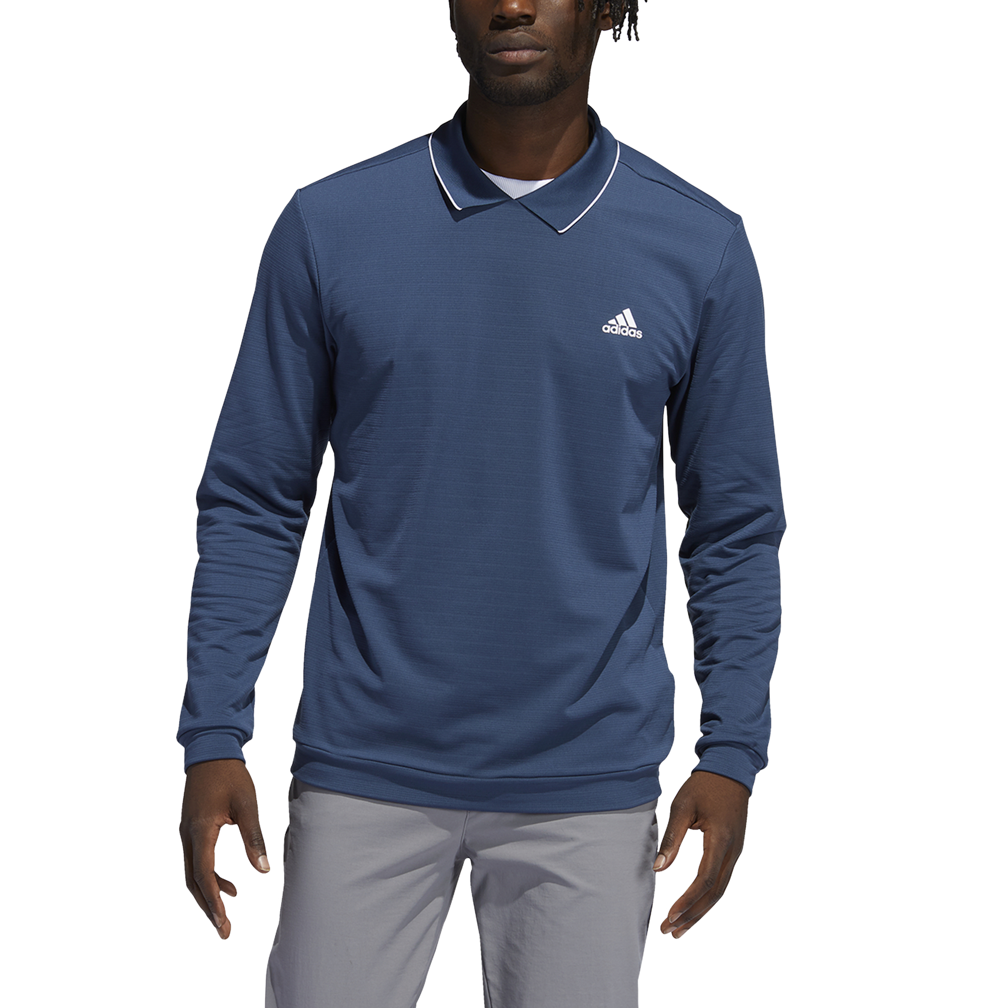 adidas Golf Thermal Long Sleeve Polo Shirt (All Colours) | eBay