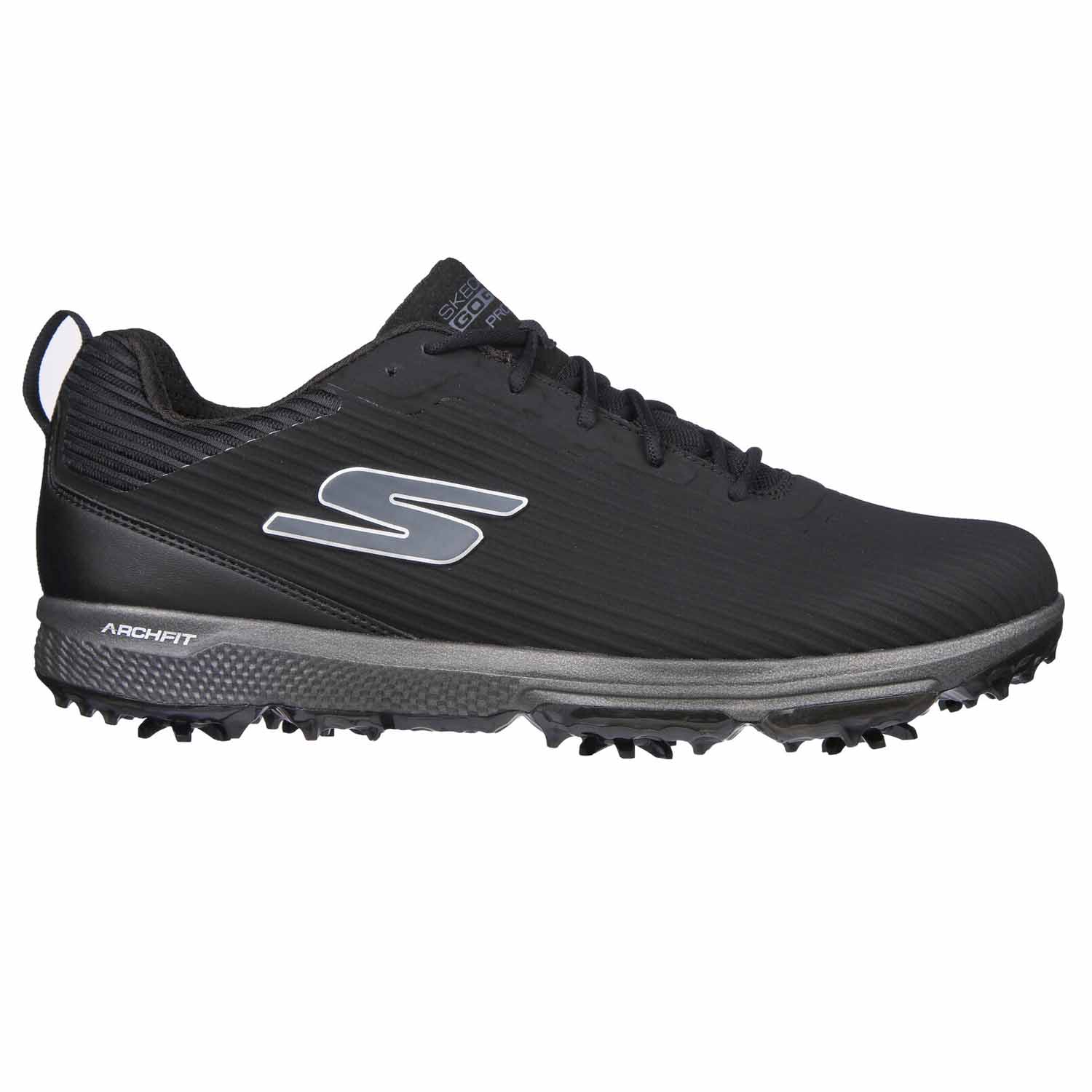 Skechers Go Golf Pro 5 Hyper Mens Spiked Waterproof Golf Shoes  - Black