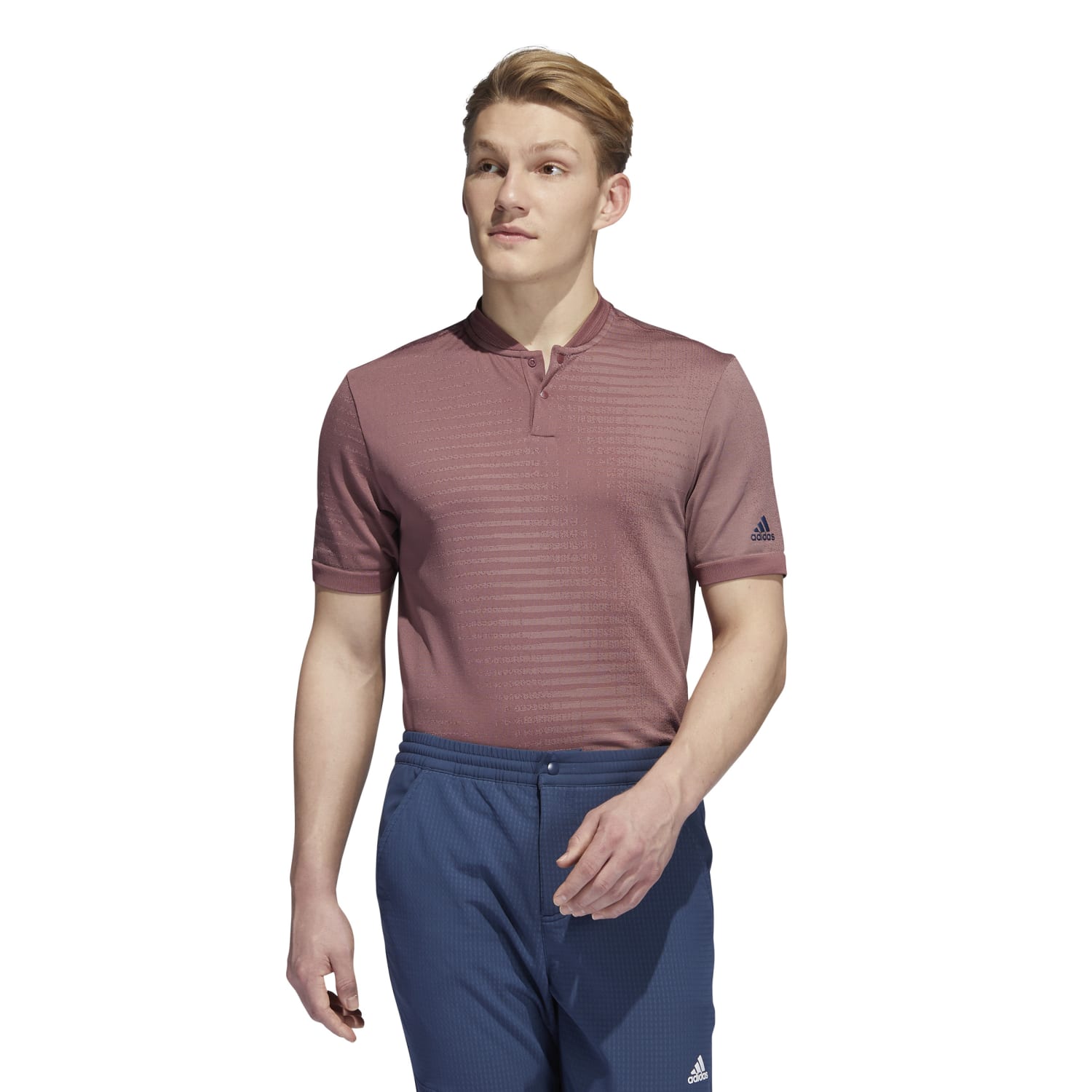 adidas Mens Statement Seamless Golf Polo Shirt 
