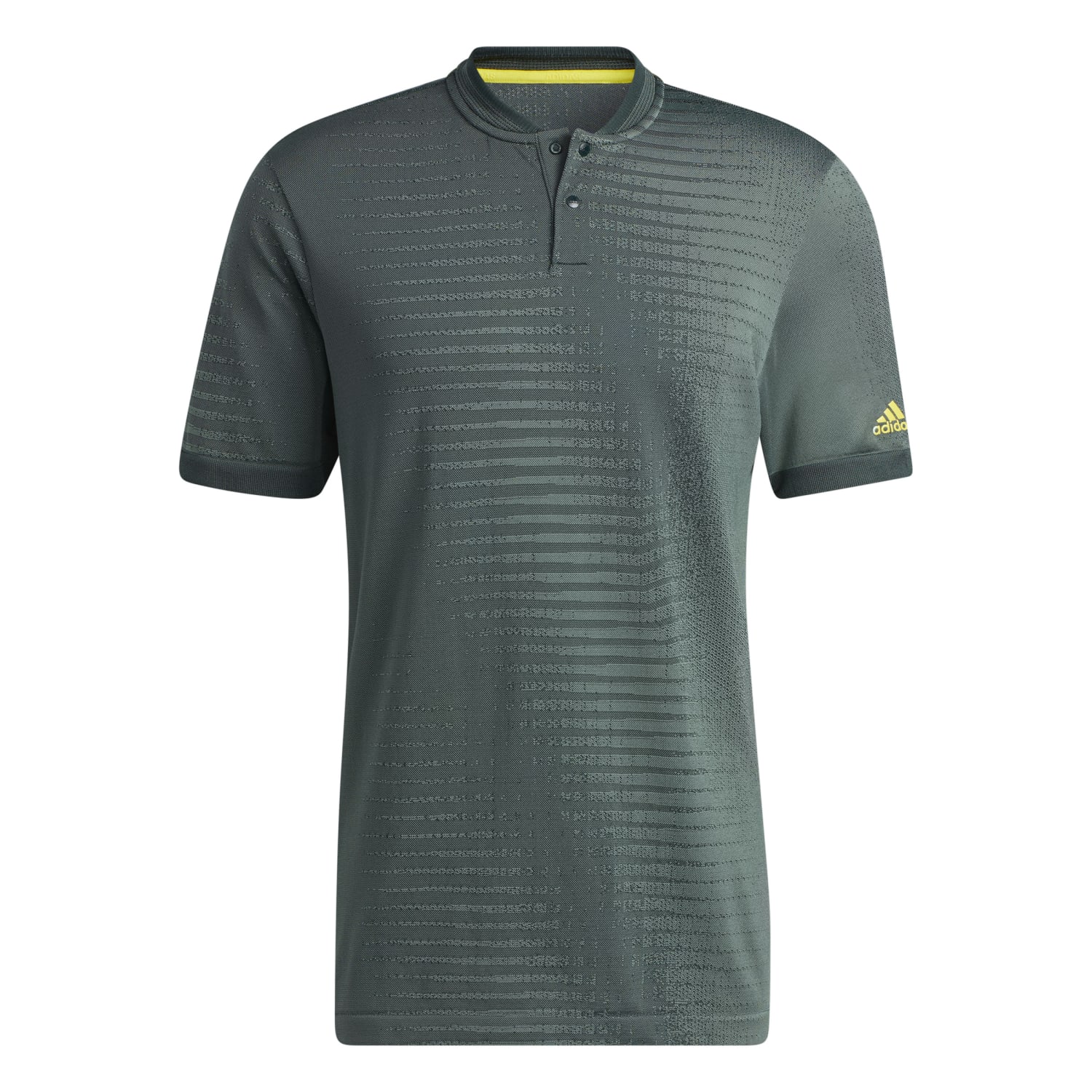 adidas Mens Statement Seamless Golf Polo Shirt  - Shadow Green
