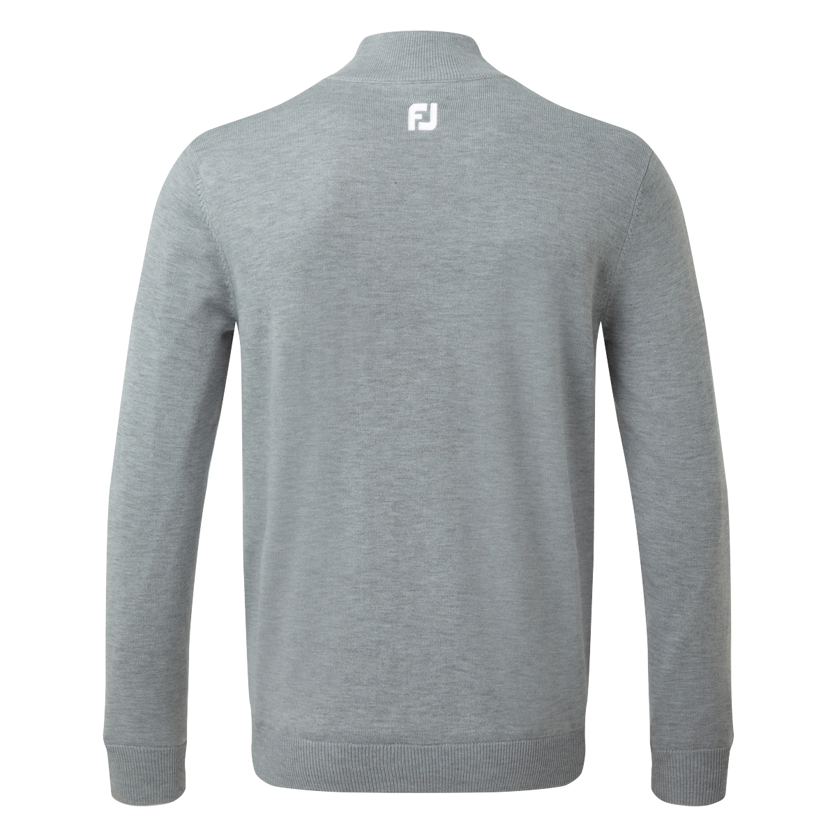 FootJoy Mens Wool Blend 1/2 Zip Lined Golf Sweater Pullover  - Heather Grey