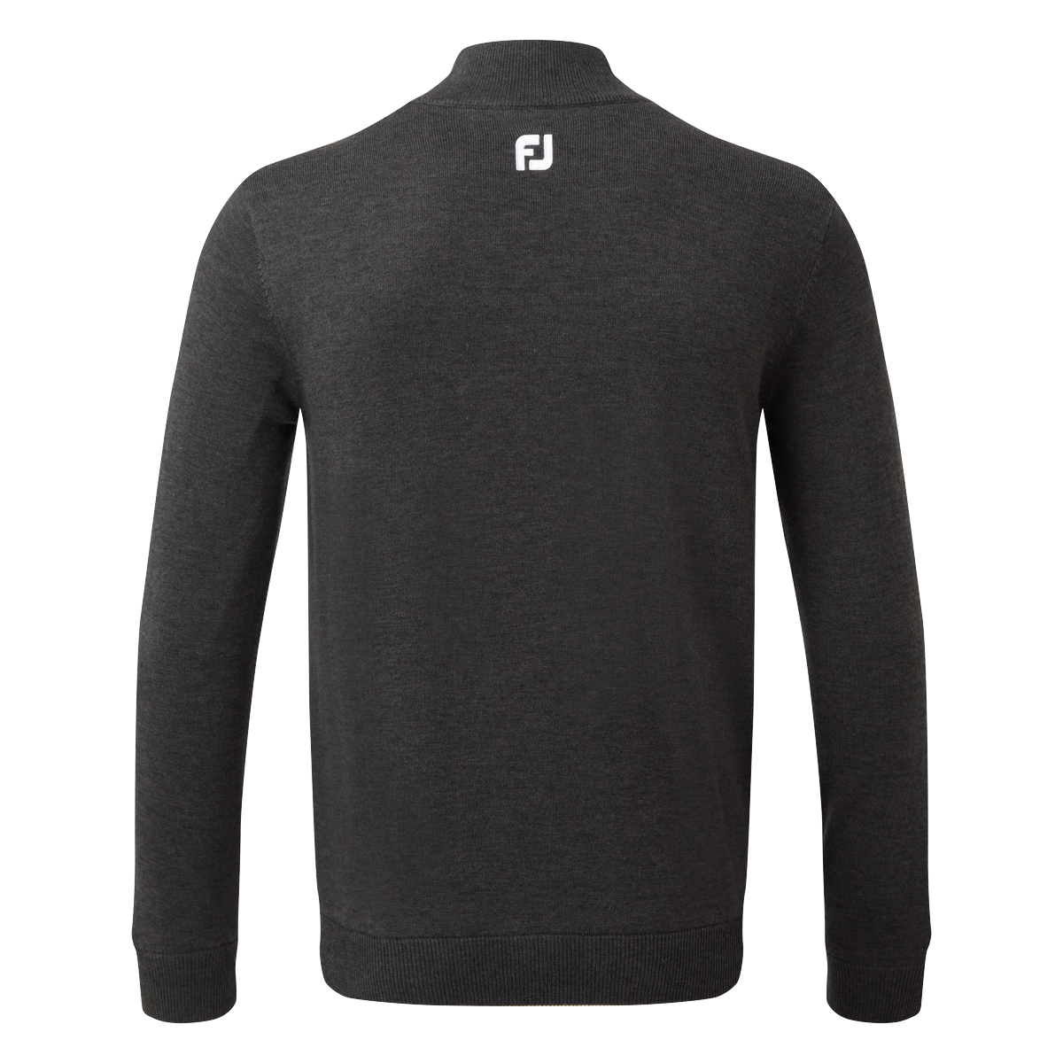 FootJoy Mens Wool Blend 1/2 Zip Lined Golf Sweater Pullover  - Heather Charcoal