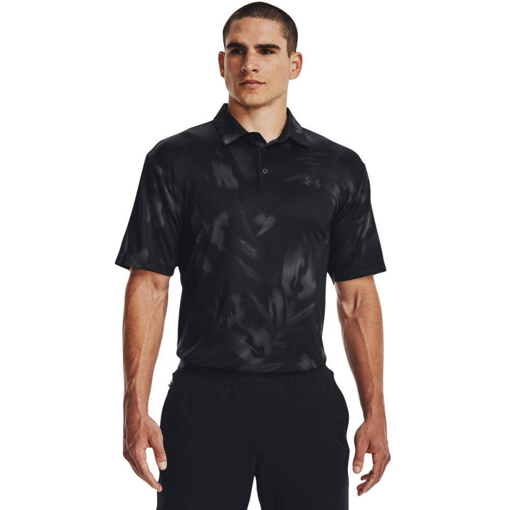 Under Armour Mens UA Playoff 2.0 Crocus Blur Golf Polo Shirt 