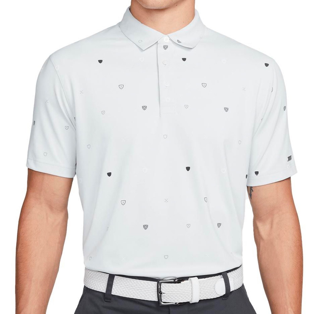 Nike Golf Dri-Fit Player Heritage Print Polo Shirt  - Photon Dust