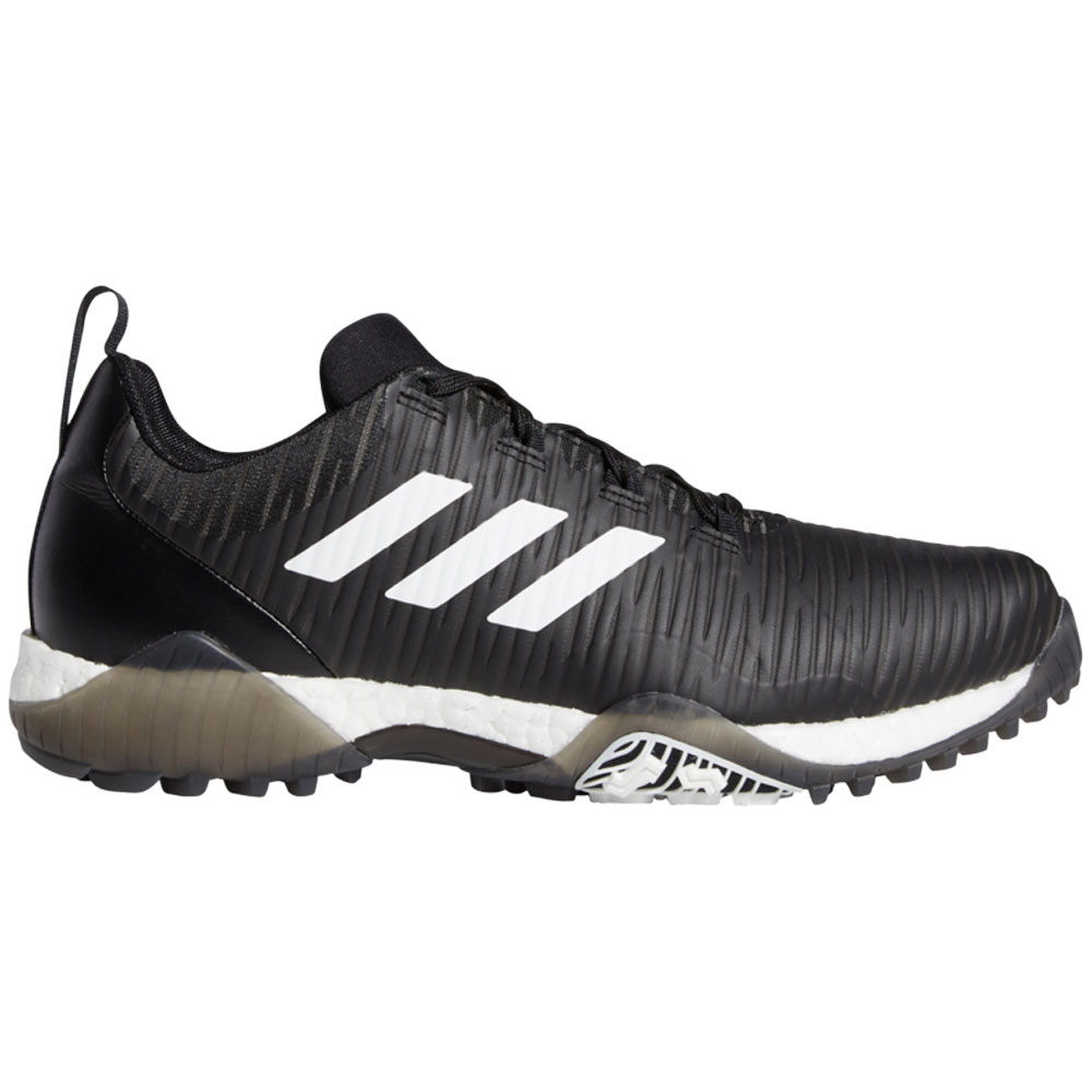adidas CodeChaos Mens Spikeless Golf Shoes  - Core Black/White