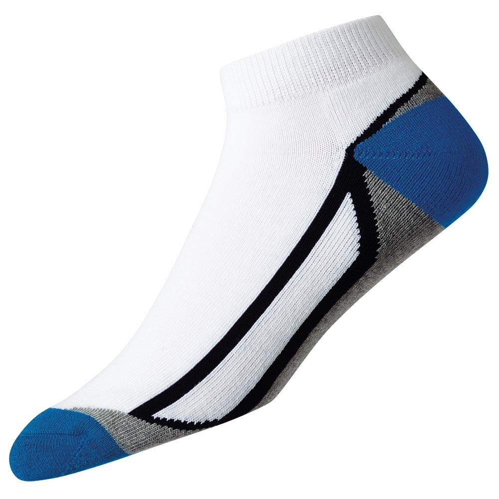 FootJoy Mens ProDry Fashion Sport Socks UK 6-11  - Blue/Grey/White