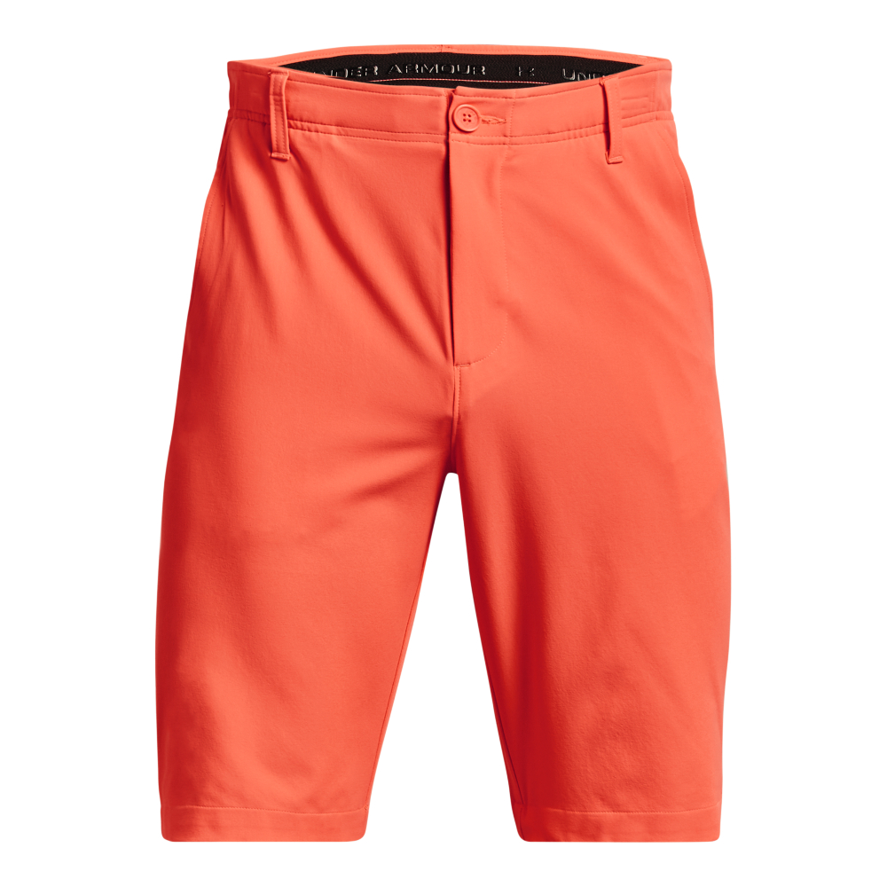 Under Armour Mens UA Drive Tapered Golf Shorts  - Electric Tangerine