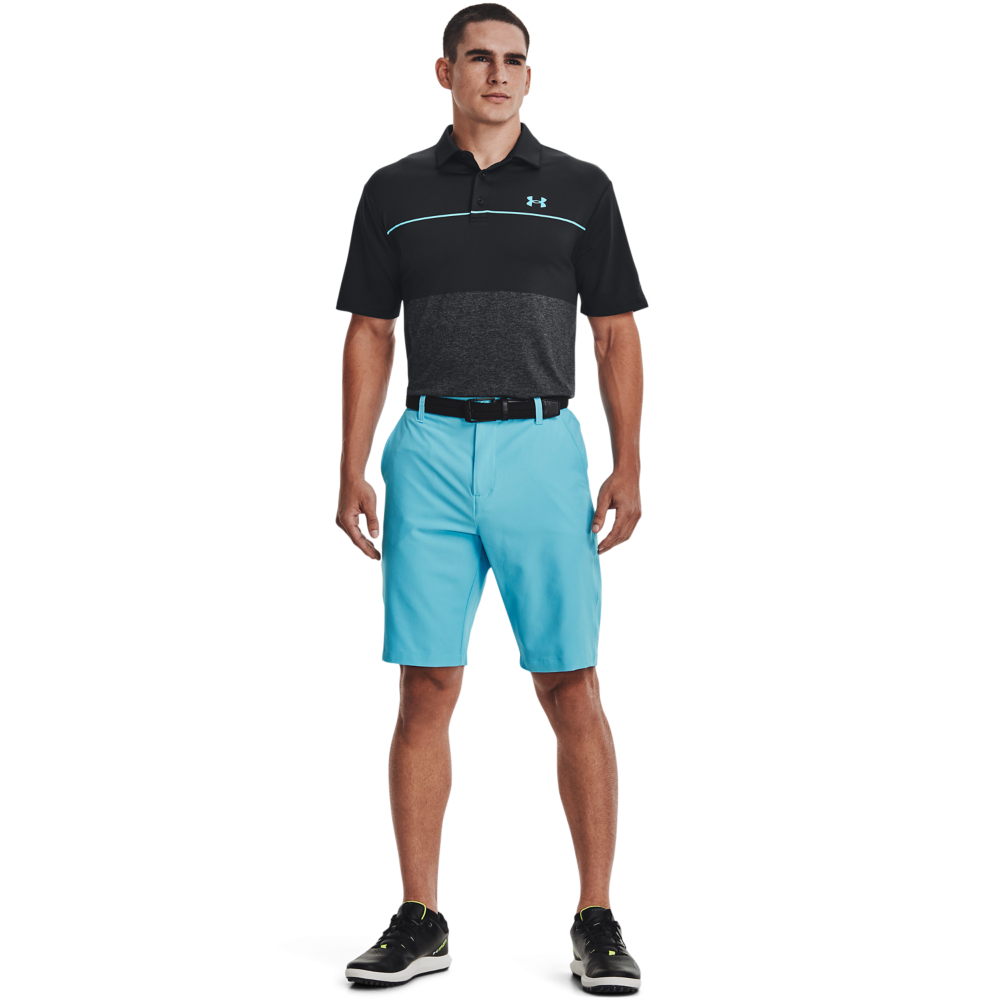 Under Armour Mens UA Drive Tapered Golf Shorts (Fresco Blue)