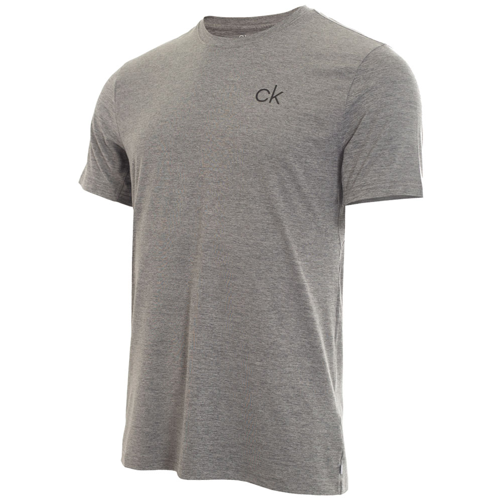 Calvin Klein Mens Newport Golf T-Shirt  - Silver