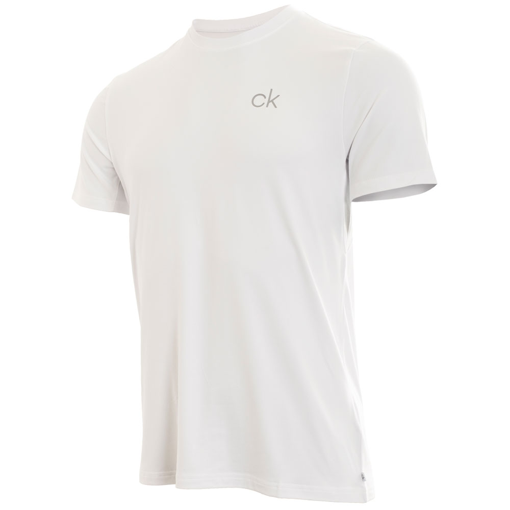 Calvin Klein Mens Newport Golf T-Shirt  - White