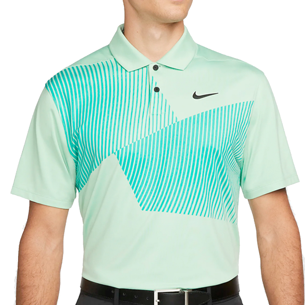 Nike Golf Dri-Fit Vapor Graphic Print Shirt  - Enamel Green