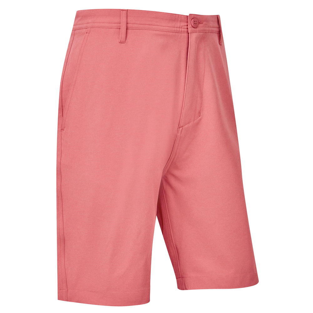 FootJoy Broken Stripe Woven Golf Shorts  - Cape Red