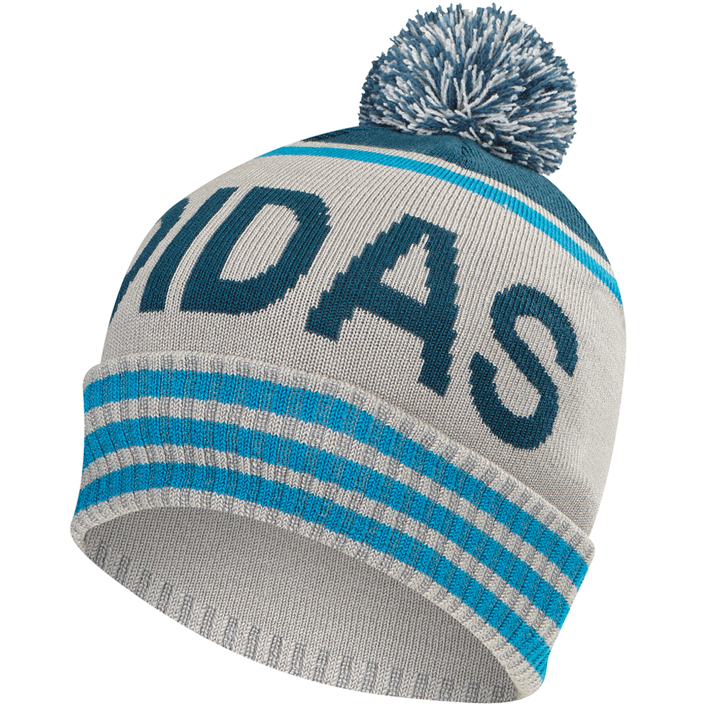 Adidas Mens 2018 Retro Pom Beanie Winter Golf Bobble Hat eBay
