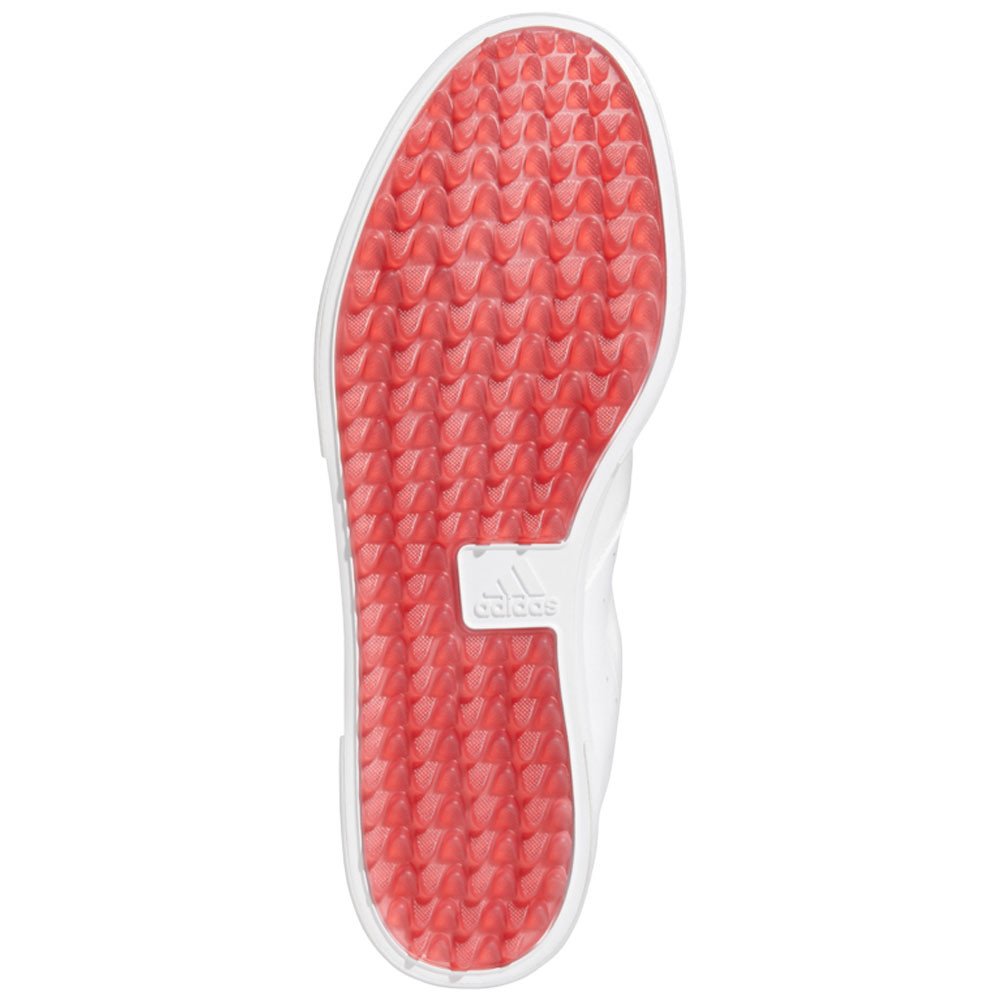 adidas Adicross Retro Mens Spikeless Golf Shoes  - White/Collegiate Burgundy