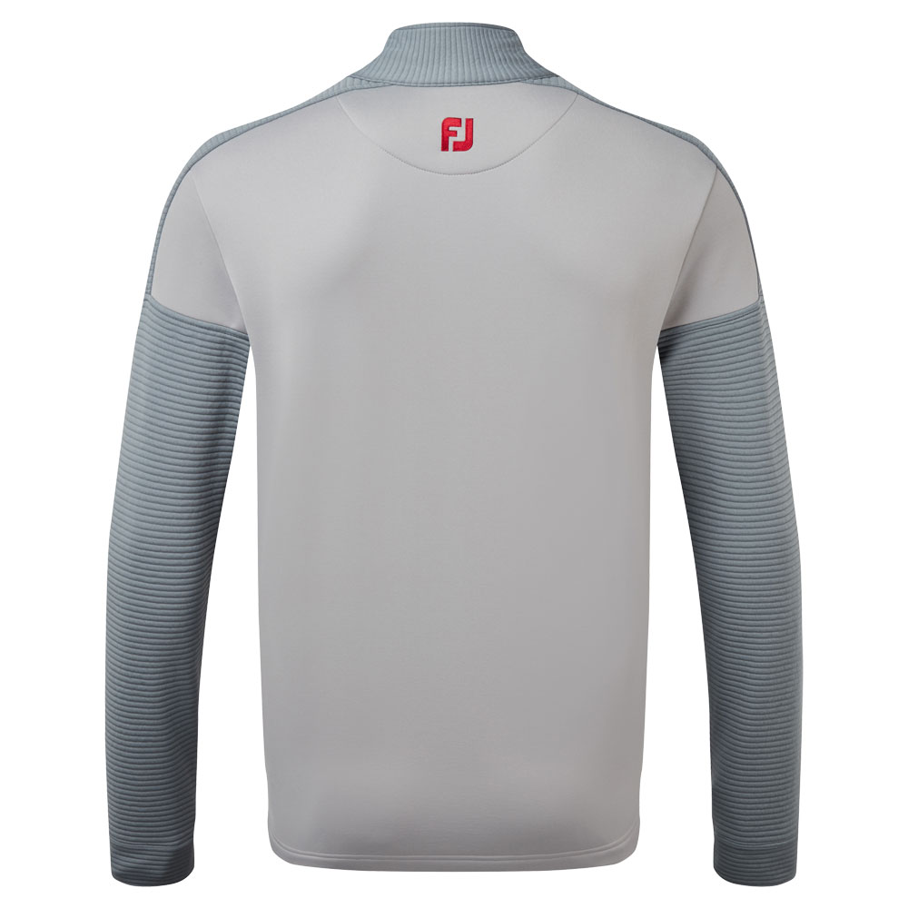 FootJoy Chill Out Xtreme Ribbed Golf Pullover  - Grey/Smoke