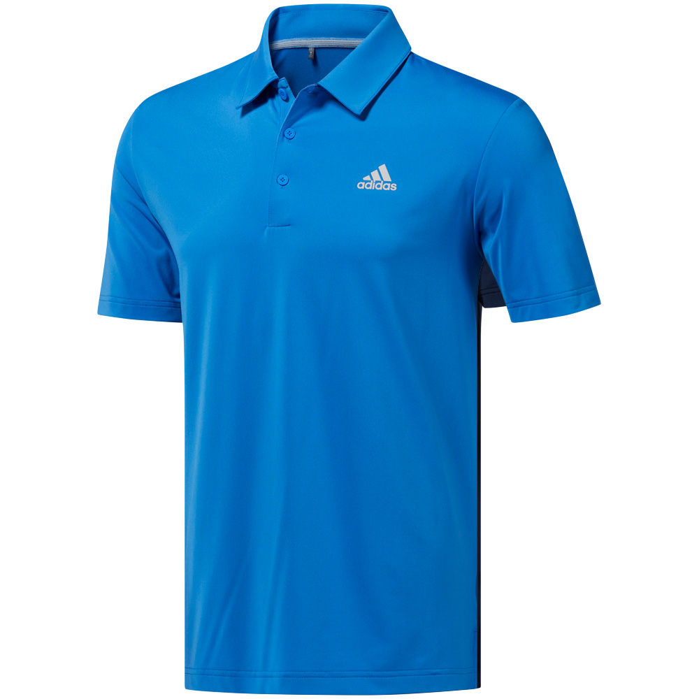 adidas Golf Ultimate 365 Solid Mens Short Sleeve Polo Shirt  - True Blue