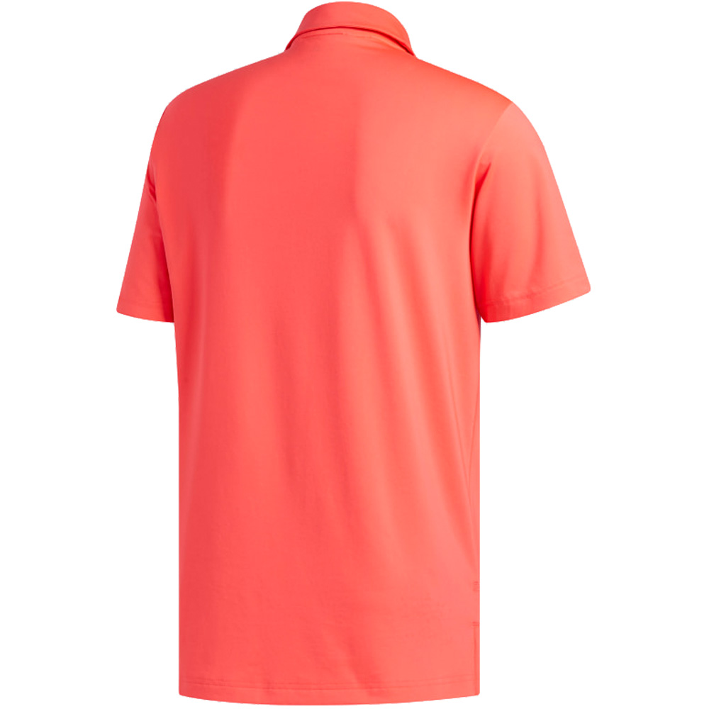 adidas Golf Ultimate 365 Solid Mens Short Sleeve Polo Shirt  - Hi Res Red
