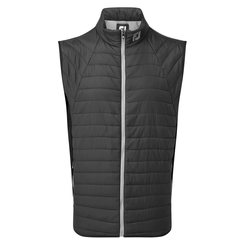 FootJoy Golf Thermal Quilted Vest Mens Gilet  - Black/Grey