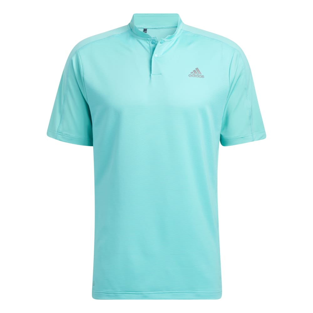 adidas Mens Primeblue Sport Collar Golf Polo Shirt  - Semi Mint Rush