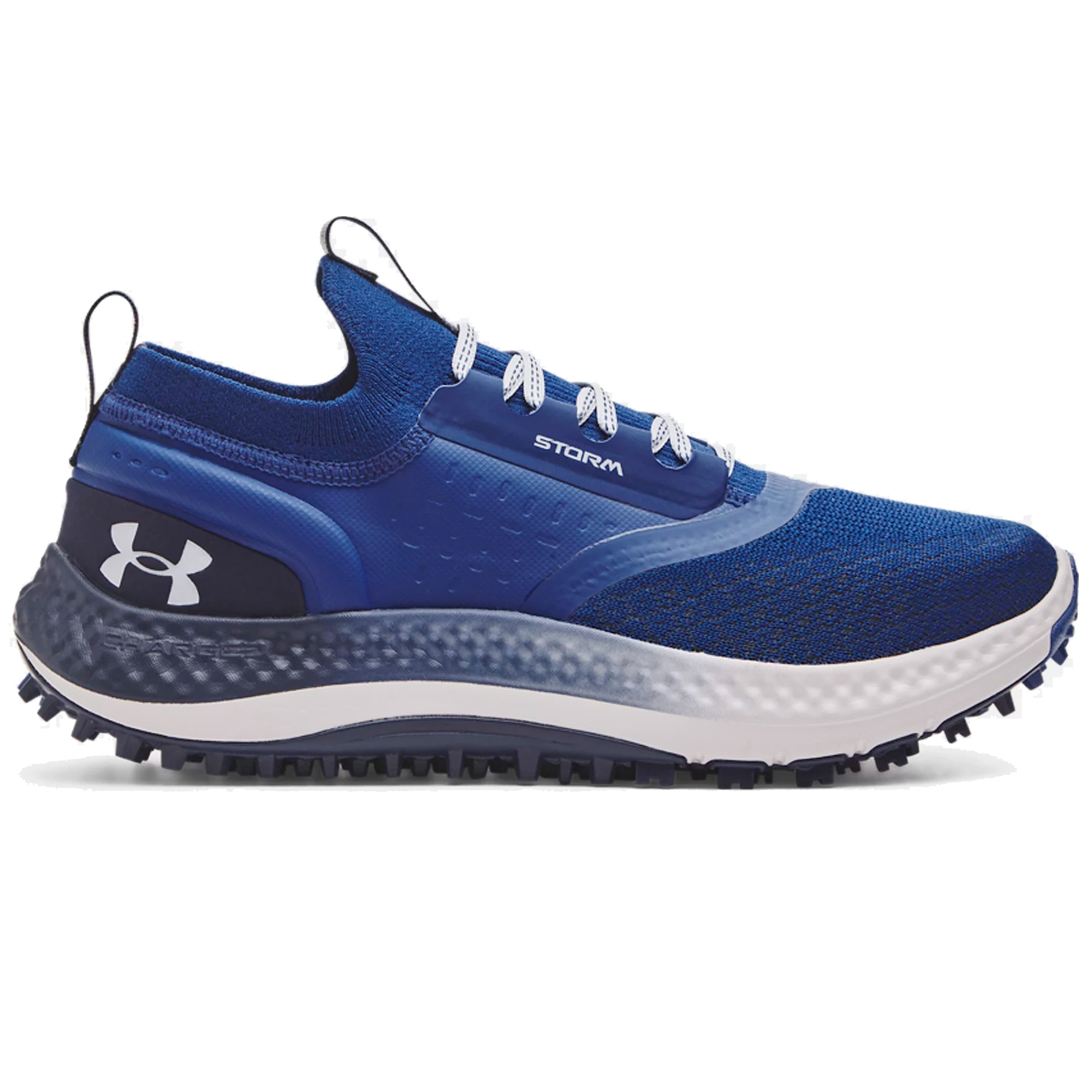 Under Armour Mens UA Charged Phantom SL Golf Shoes  - Blue Mirage/Midnight Navy