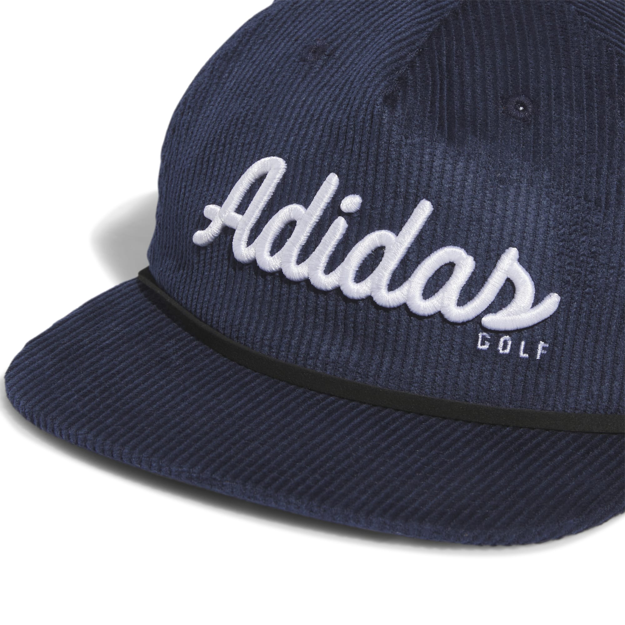 adidas Corduroy Leather Five-Panel Rope Golf Hat 
