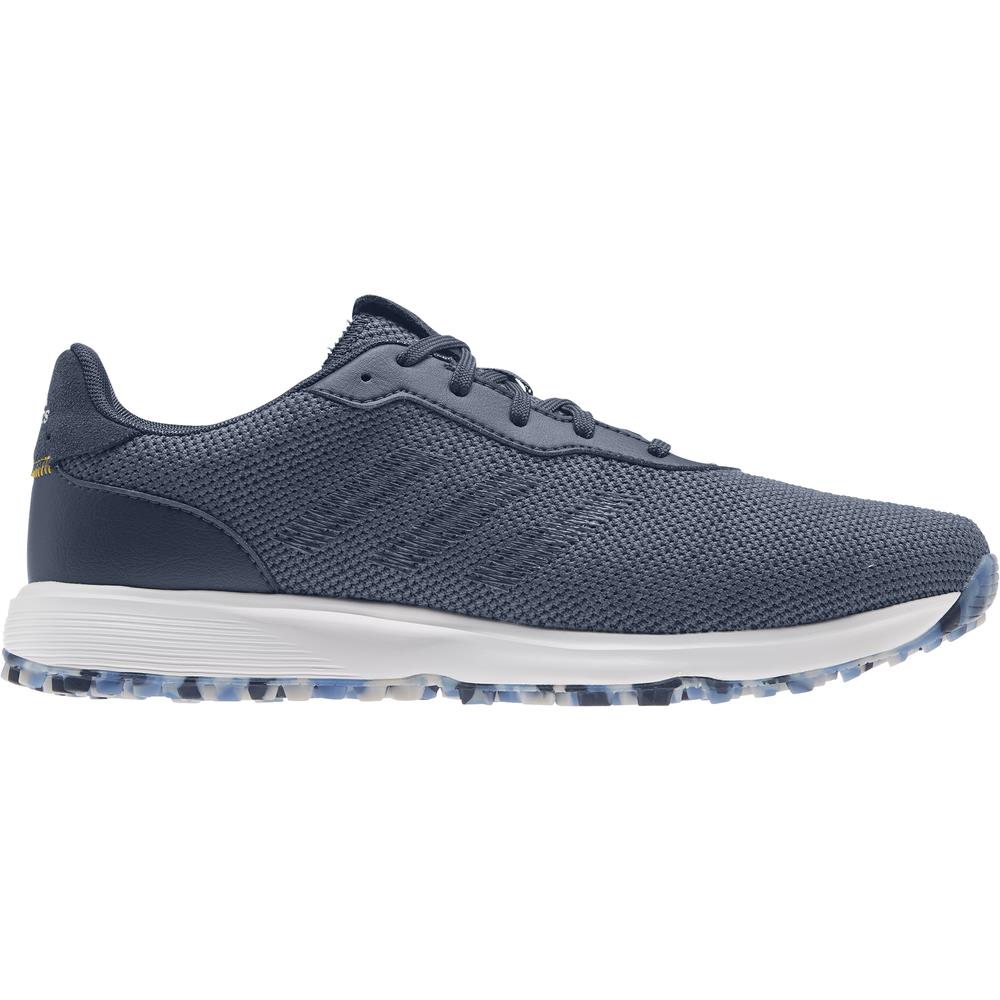 adidas S2G SL Textile Mens Spikeless Golf Shoes  - Crew Blue/Crew Navy/Yellow