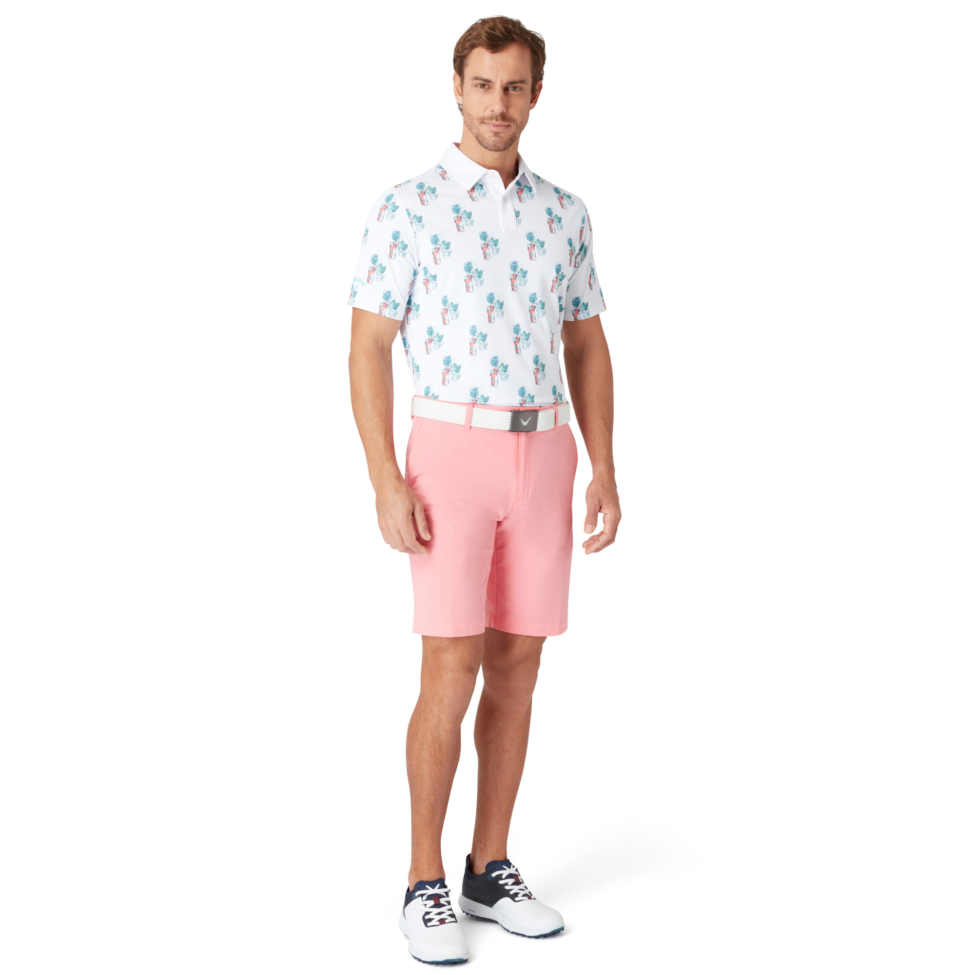 Callaway 19th Hole Mens Golf Polo Shirt Moilsture Wicking Golf Polo Shirt - Picture 5 of 6