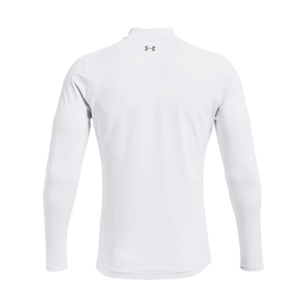 Under Armour ColdGear Infrared Golf Mock Base Layer  - White