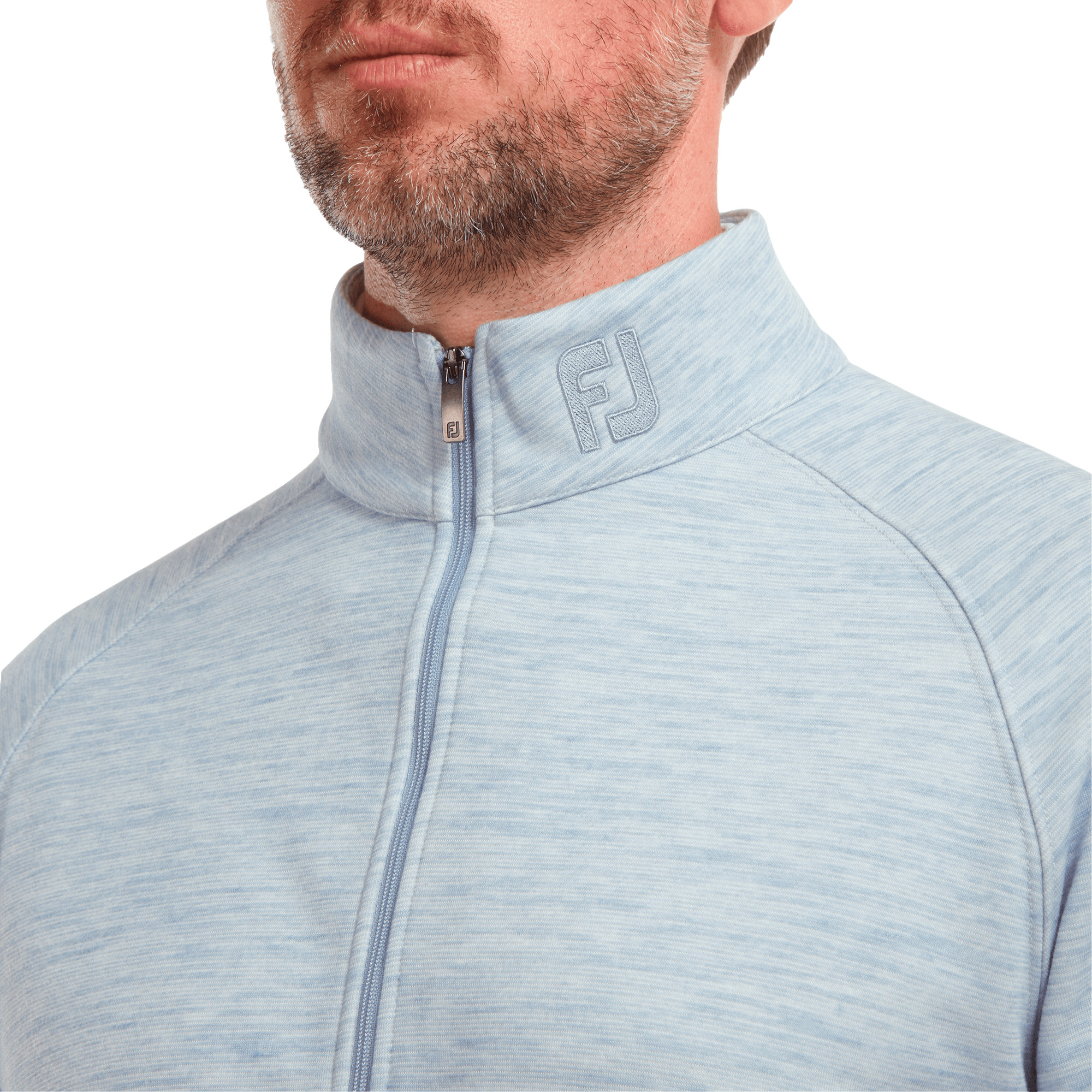 FootJoy Space Dye Fleece Full Zip Mid Layer Pullover 