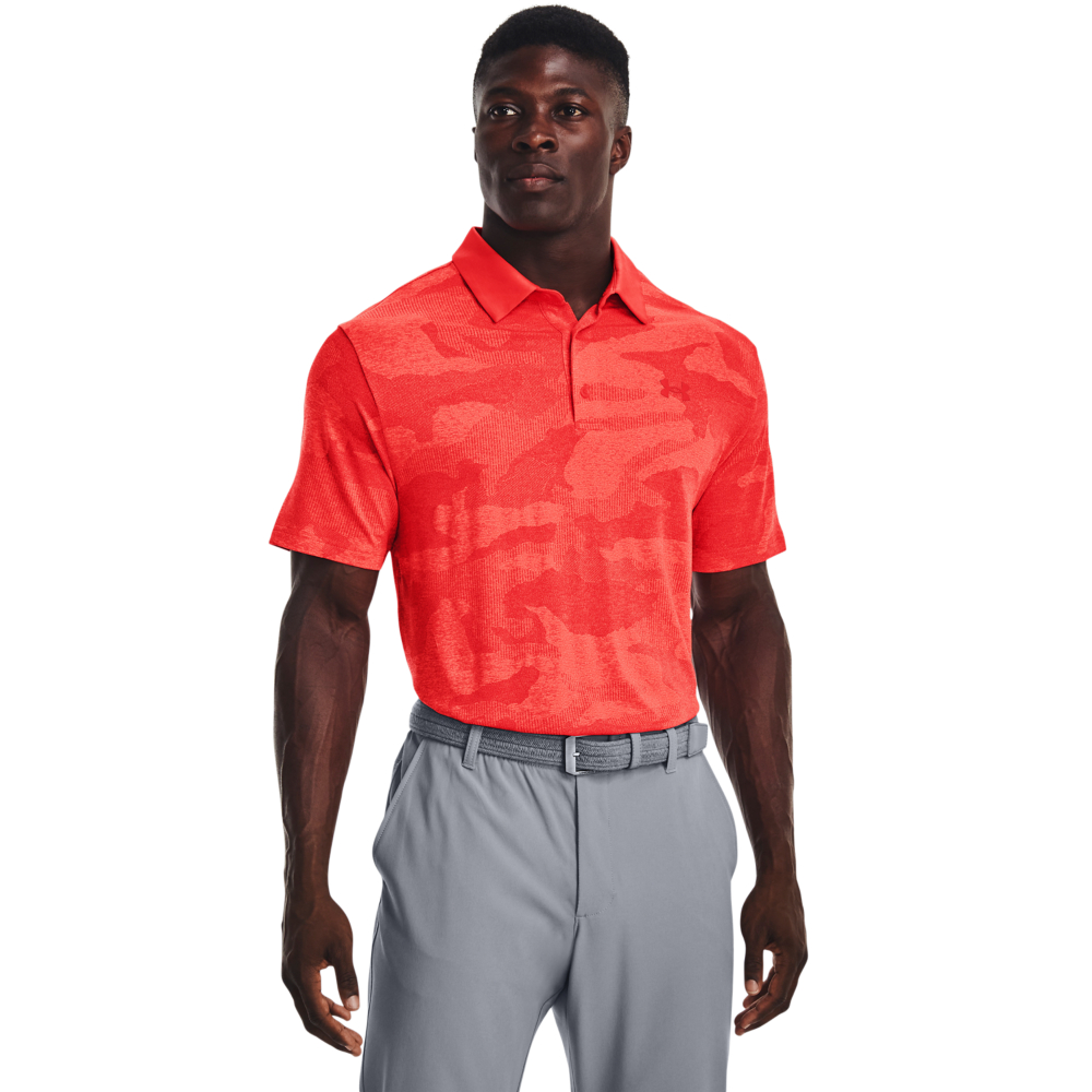 Under Armour Mens UA Playoff 2.0 Camo Jacquard Golf Polo Shirt 