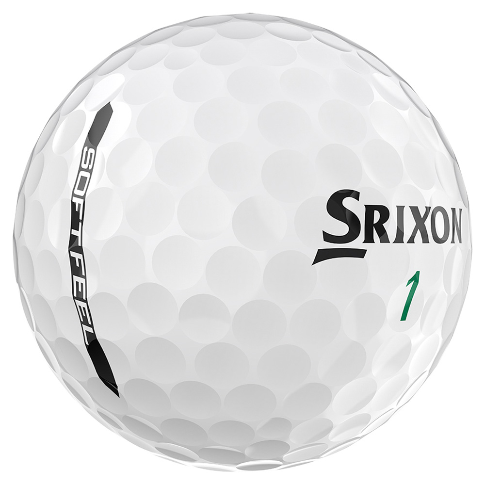 Srixon Soft Feel 12 Golf Ball Pack  - Soft White