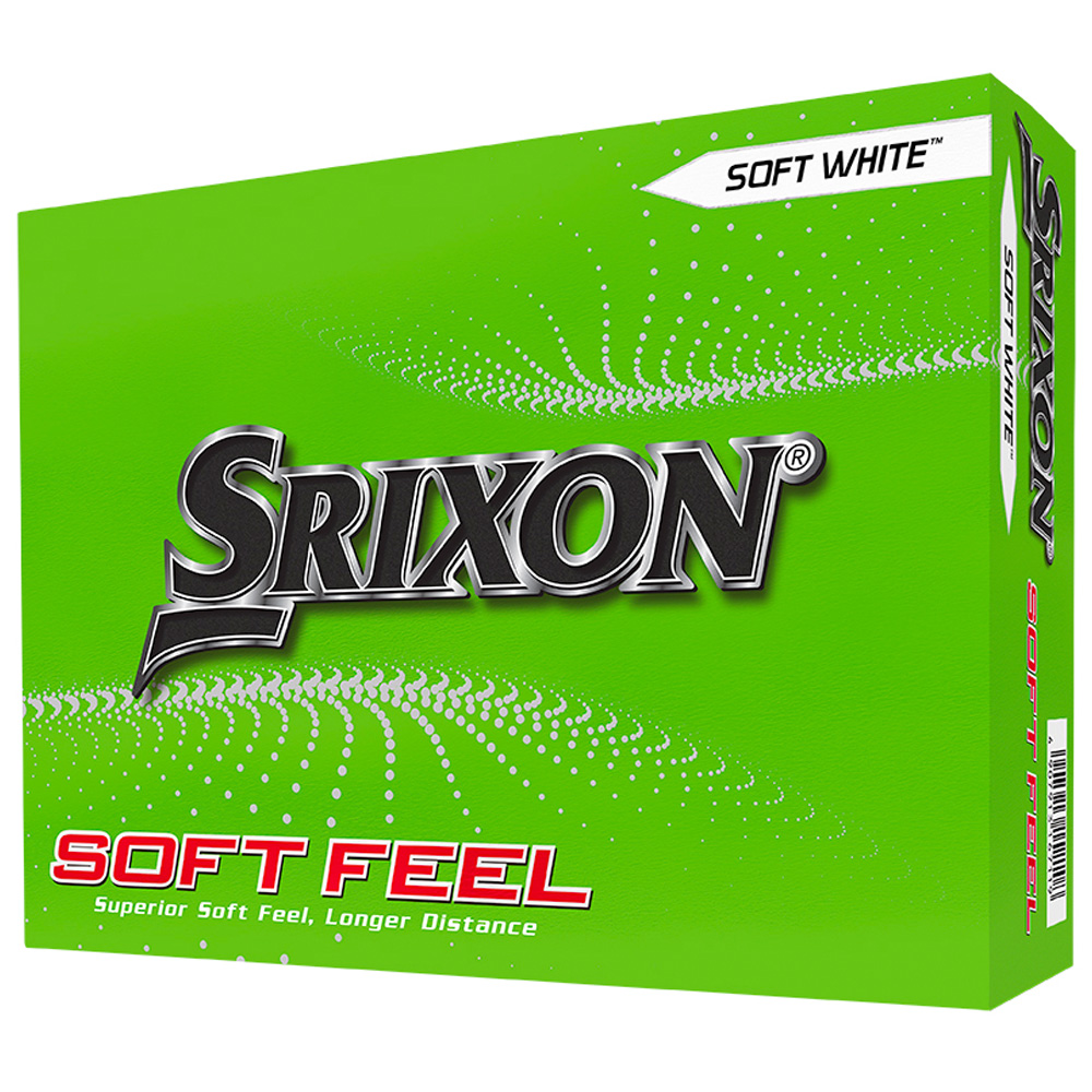 Srixon Soft Feel 12 Golf Ball Pack  - Soft White