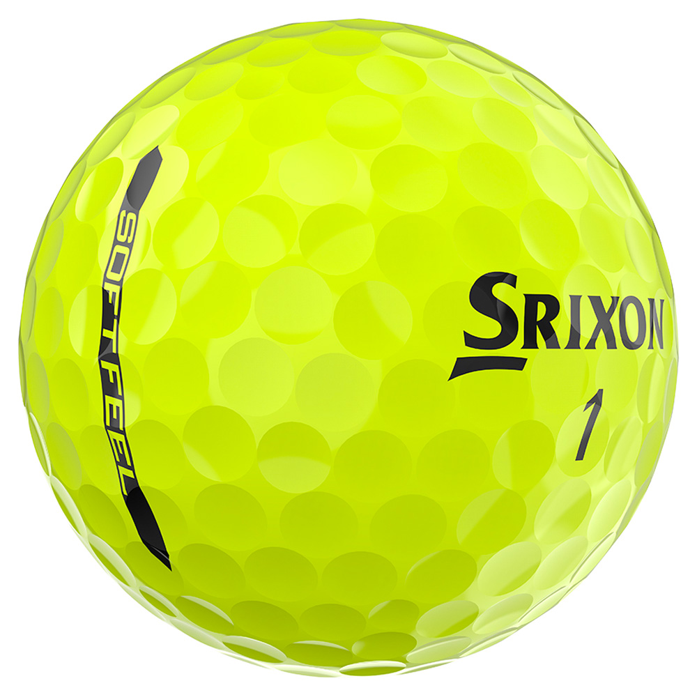 Srixon Soft Feel 12 Golf Ball Pack  - Tour Yellow