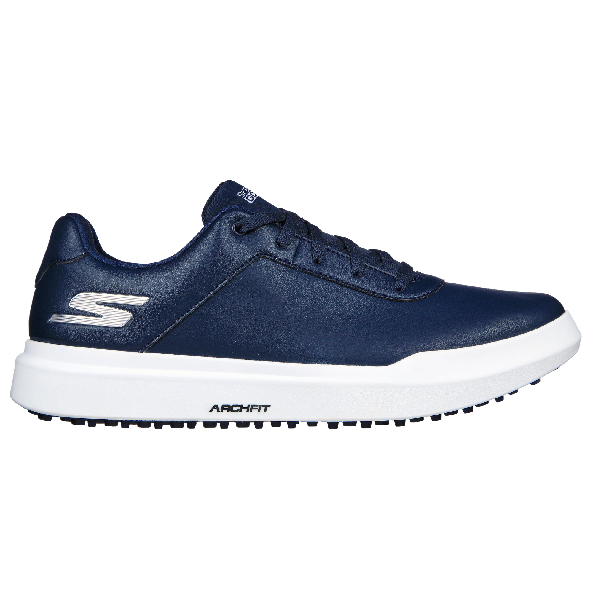 Skechers Go Golf Drive 5 Mens Spikeless Golf Shoes  - Navy/White